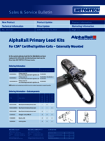 Sales & Service Bulletin AlphaRail Primary Lead Kits