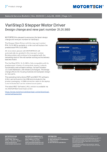 VariStep3 - Design Change - Sales & Service Bulletin