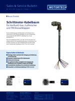 Sales & Service Bulletin Schrittmotor-Kabelbaum