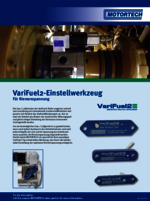 Sales Flyer VariFuel2-Einstellwerkzeug