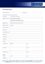 Rücksendung von Waren