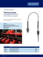 Sales Flyer Thermoelemente für WAUKESHA AT-Gasmotorenserie