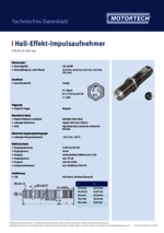 Technisches Datenblatt 95.70.002