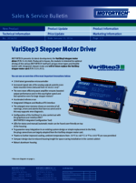 Sales & Service Bulletin VariStep3 Stepper Motor Driver
