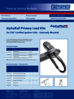 Sales & Service Bulletin AlphaRail Primärleitungssätze