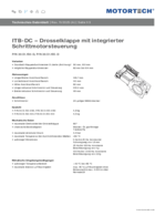 Technisches Datenblatt - 150 Series