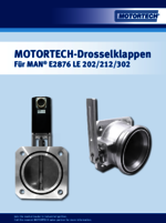 Sales Flyer Drosselklappen für MAN E2876LE