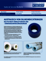 Sales & Service Bulletin Austausch von Silikondichtringen