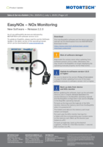EasyNOx SSB - New Software Release