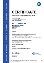 Certificate – ISO 9001:2015