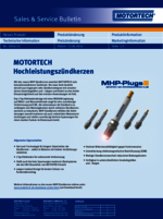 Sales & Service Bulletin MHP-Plugs