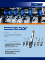 Sales Flyer Zündkerze B4321 für MAN-Gasmotoren