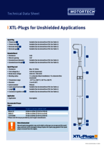 Technical Data Sheet - Unshielded