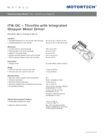 Technical Data Sheet - 150 Series