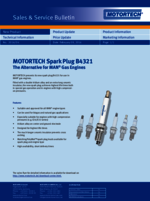 Sales & Service Bulletin Spark Plug B4321