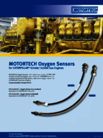 Sales Flyer Oxygen Sensor for CATERPILLAR® G3400/G3500 Gas Engines 