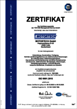Zertifikat – ISO 9001:2015