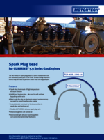 Sales Flyer Spark Plug Lead for CUMMINS 5.9 Series